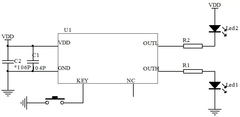 EH5304上電延時(shí)開關(guān)芯片延時(shí)復(fù)位電路植物燈定時(shí)芯片方案SOT23-6循環(huán)定時(shí)芯片